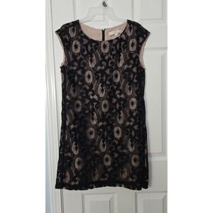Loft  Womans Sleeveless Dress Size 6 Lace, With a Liner